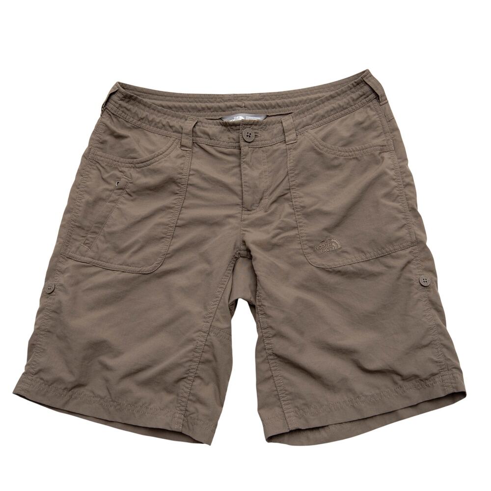 The North Face Khaki Horizon Roll-Up Hiking Shorts Size 4